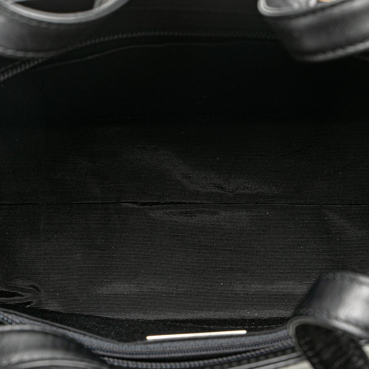 BURBERRY Leather Nova Check Handbag