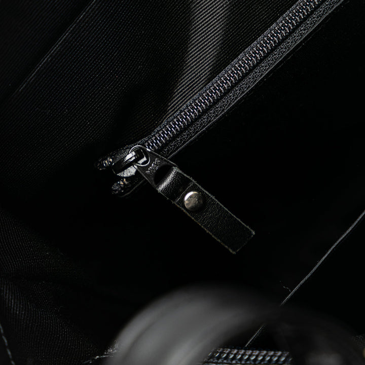 BURBERRY Leather Nova Check Handbag