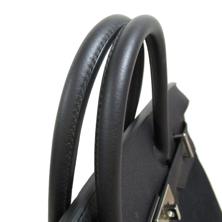 Top quality Hermes Togo Leather and Toile H Haut à Courroies 40 Handbag