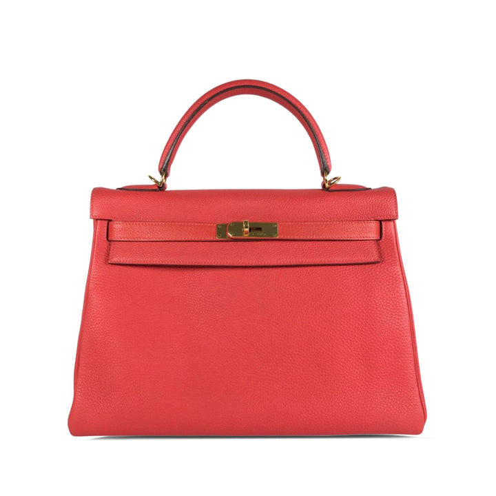 Top quality Hermes 2014 Togo Kelly Retourne 32 Satchel