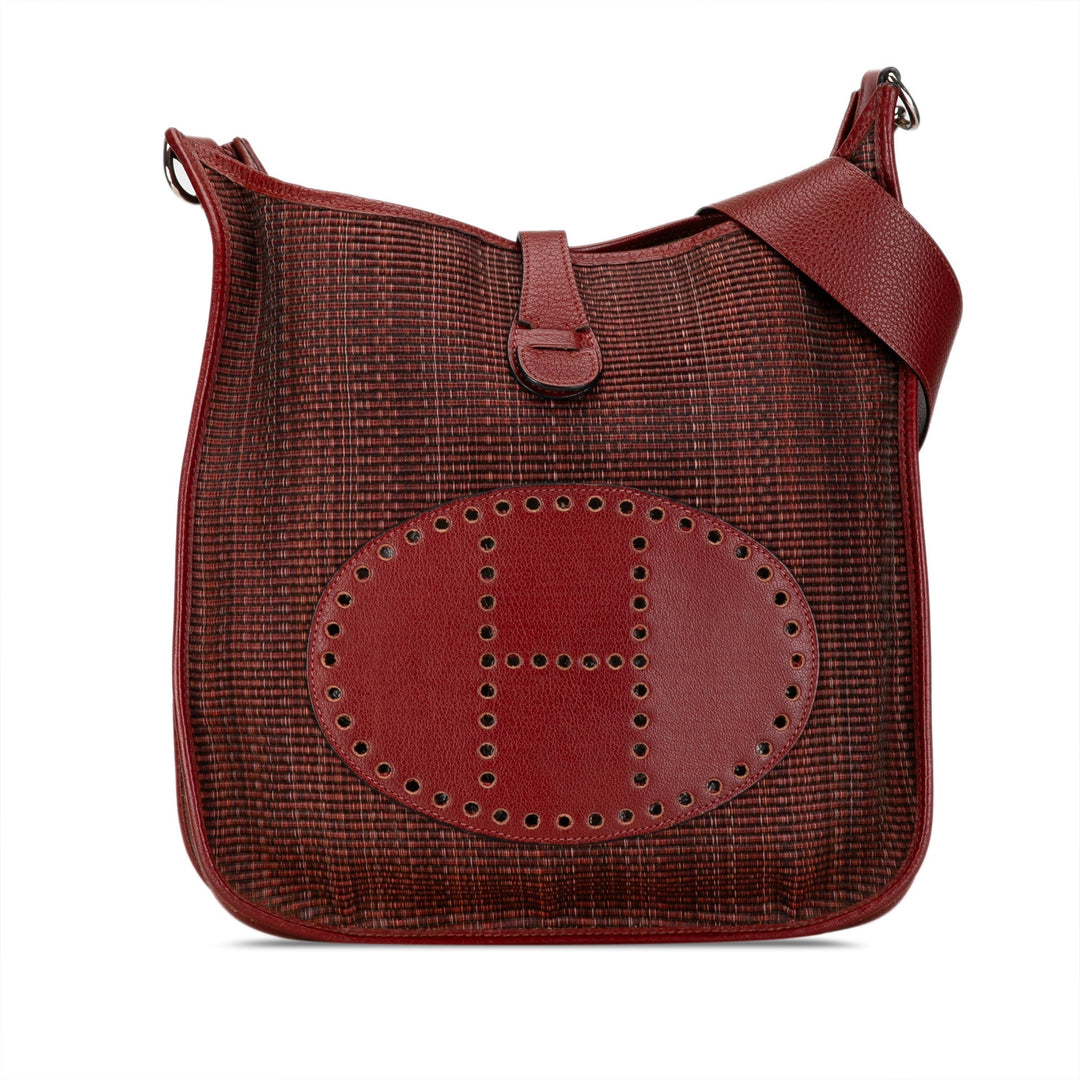 Hermes Toile Evelyn GM Shoulder Bag