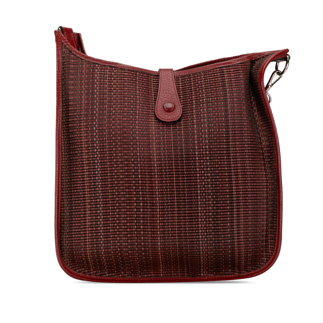 Top quality Hermes Toile Evelyn GM Shoulder Bag