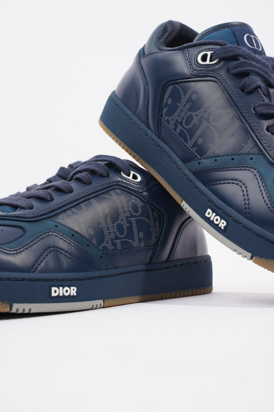 Christian Dior B27 Low-top Navy Leather EU 42 UK 8