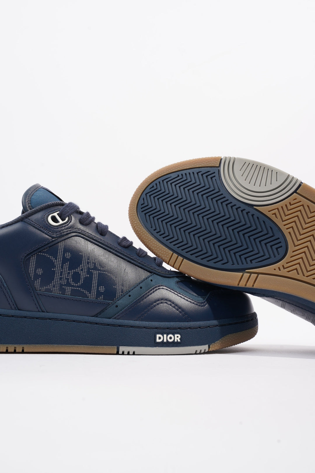 Christian Dior B27 Low-top Navy Leather EU 42 UK 8