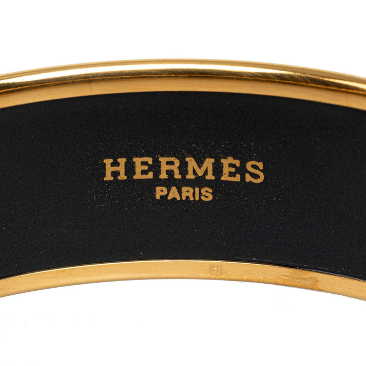 Top quality Hermes Wide Enamel Bangle Costume Bracelet