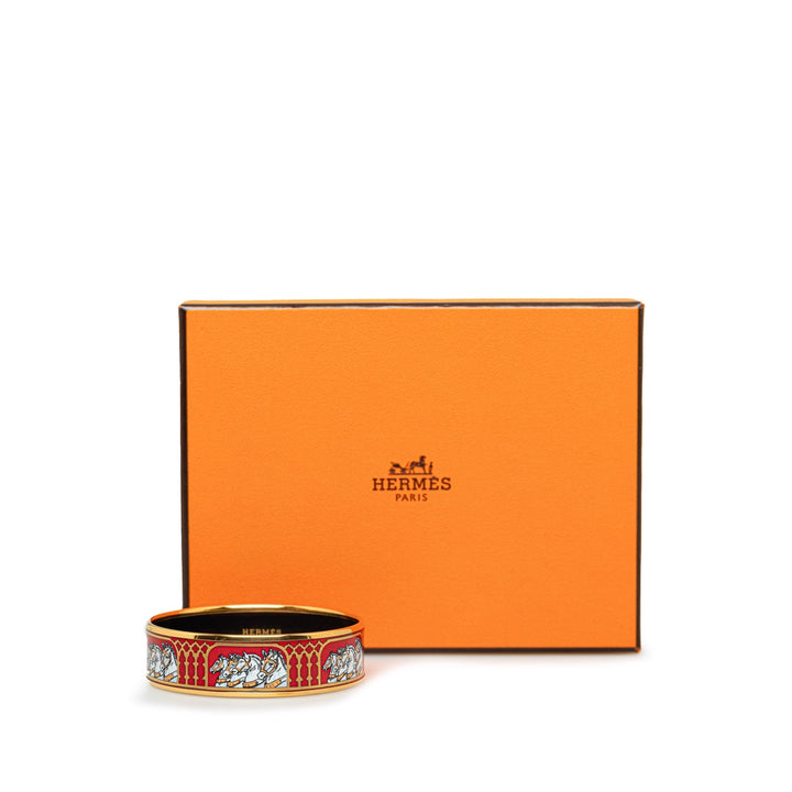 Top quality Hermes Wide Enamel Bangle Costume Bracelet