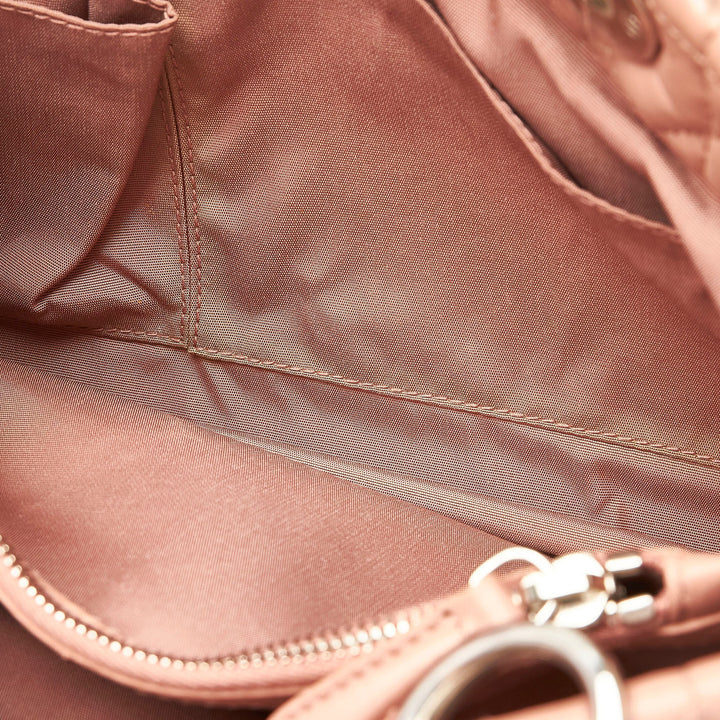 Top quality Dior Lady Top quality Dior Soft Shopper Pink Cannage Quilted Leather