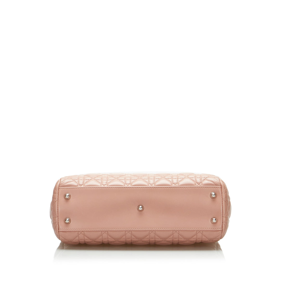 Top quality Dior Lady Top quality Dior Soft Shopper Pink Cannage Quilted Leather