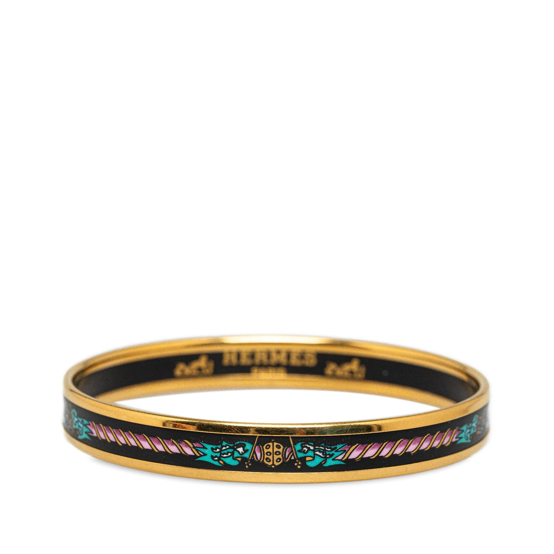 Top quality Hermes Enamel Narrow Bangle Costume Bracelet