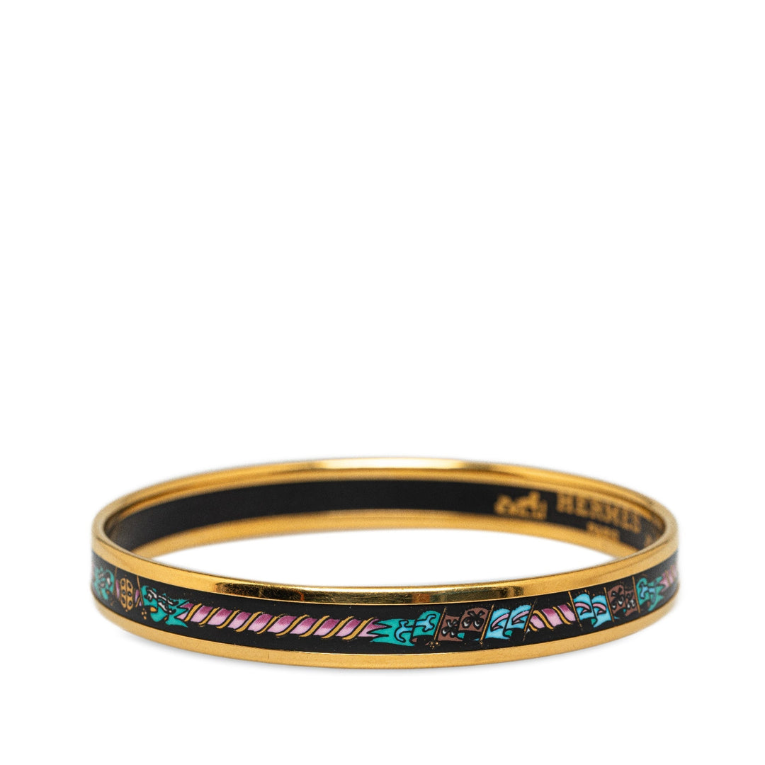 Top quality Hermes Enamel Narrow Bangle Costume Bracelet