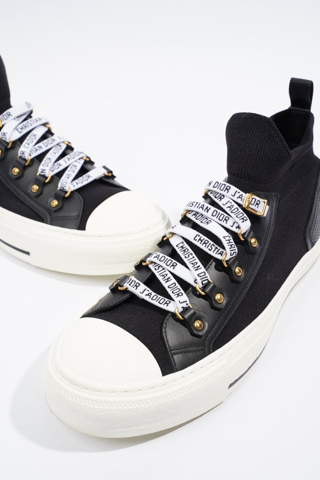 Christian Dior WALK'N' Black / White Cotton EU 42 UK 8