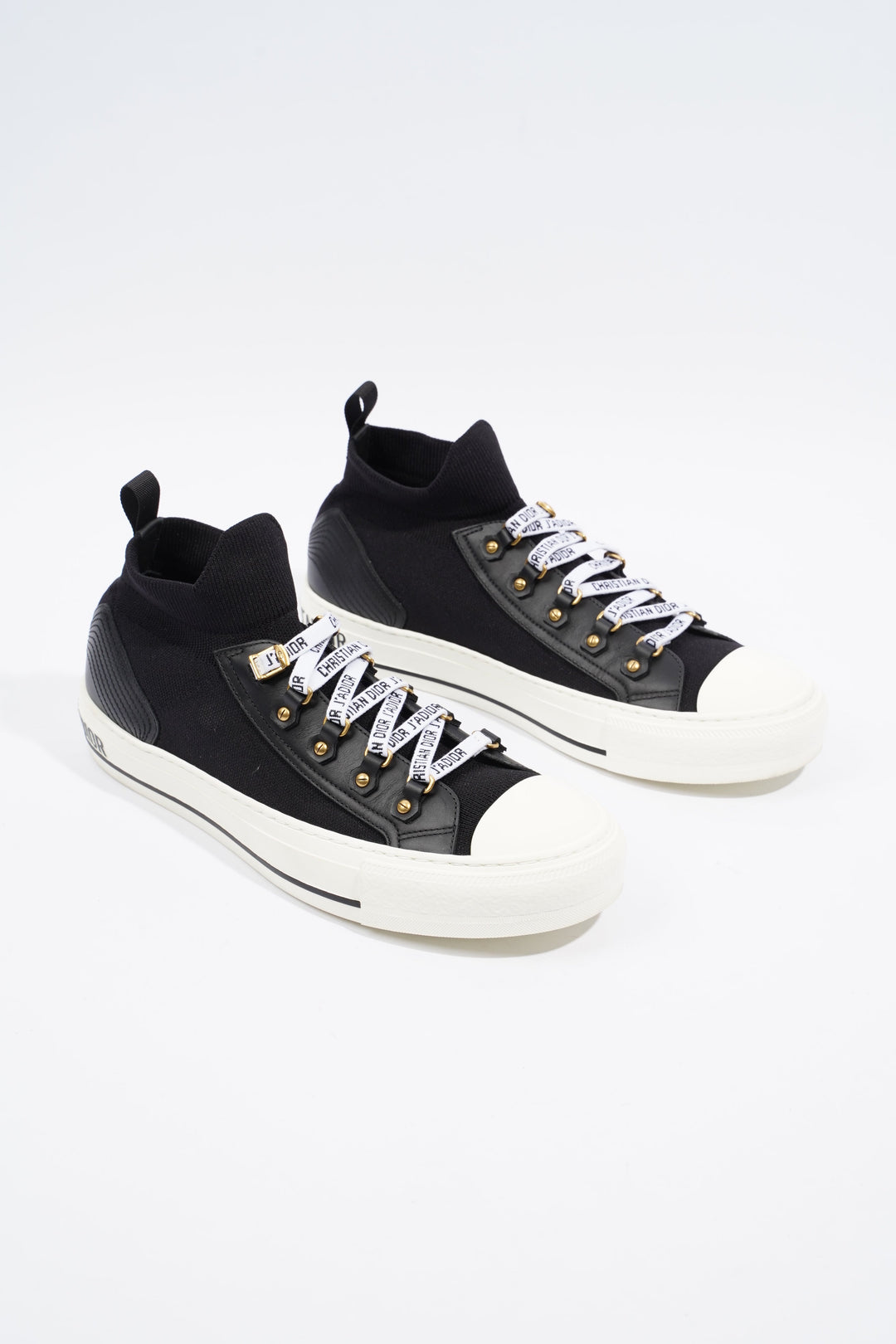 Christian Dior WALK'N' Black / White Cotton EU 42 UK 8
