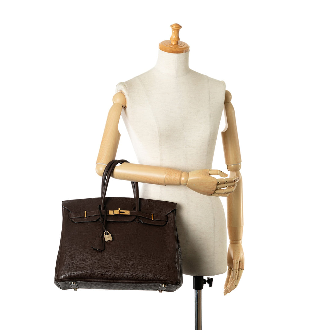 Top quality Hermes Togo Birkin Retourne 35 Handbag