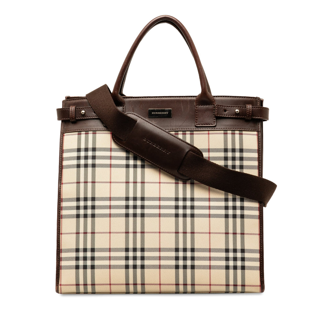 BURBERRY House Check Satchel