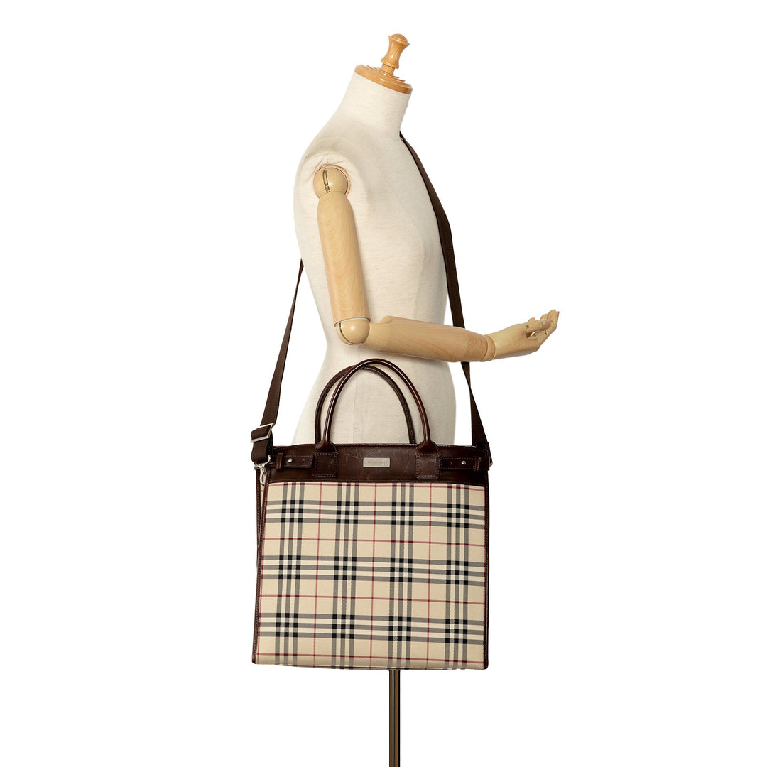 BURBERRY House Check Satchel