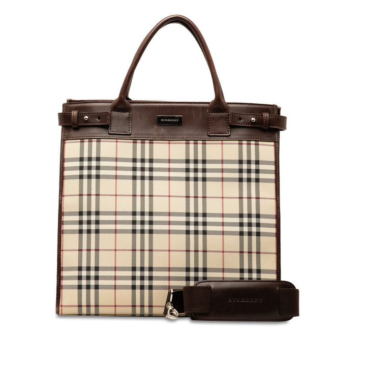 BURBERRY House Check Satchel