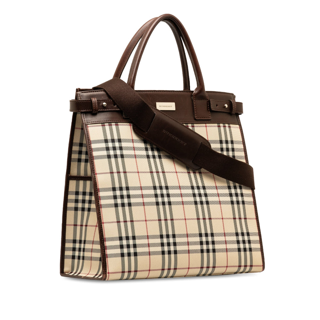 BURBERRY House Check Satchel
