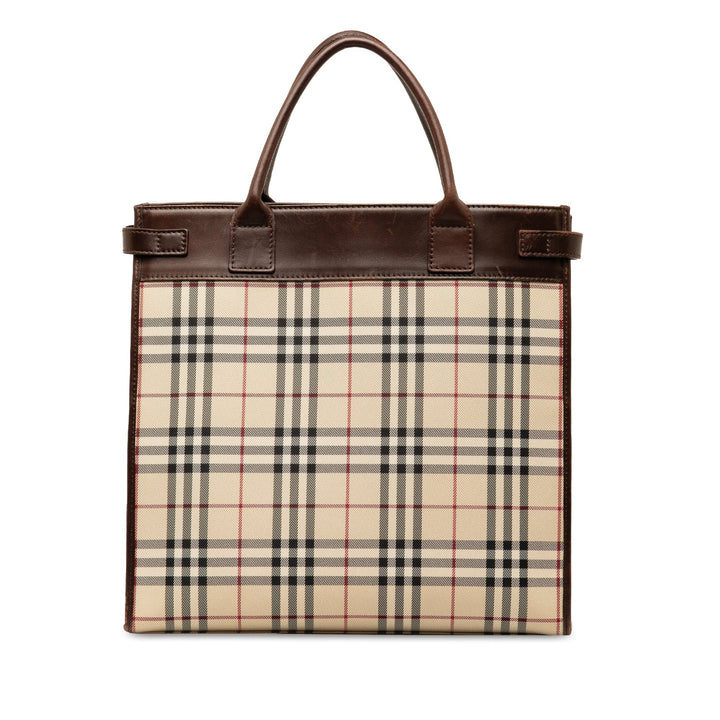 BURBERRY House Check Satchel