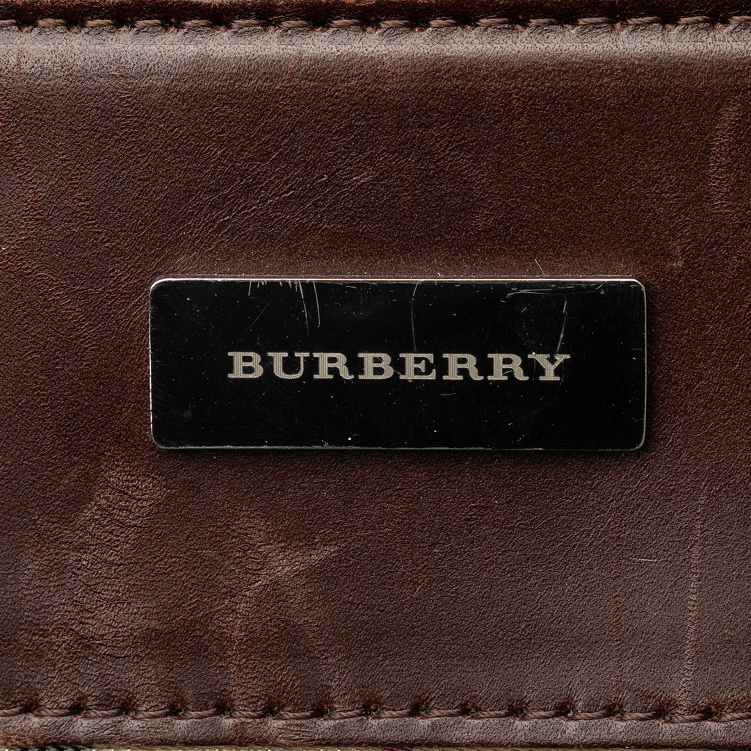 BURBERRY House Check Satchel