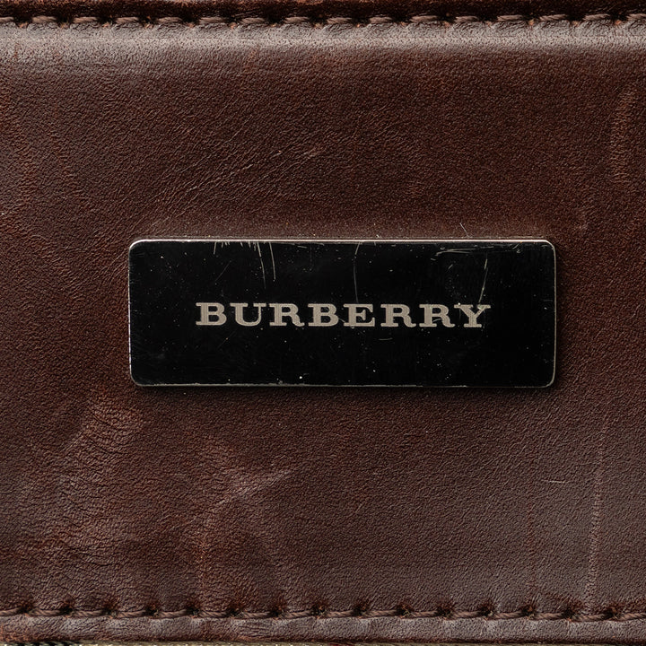 BURBERRY House Check Satchel