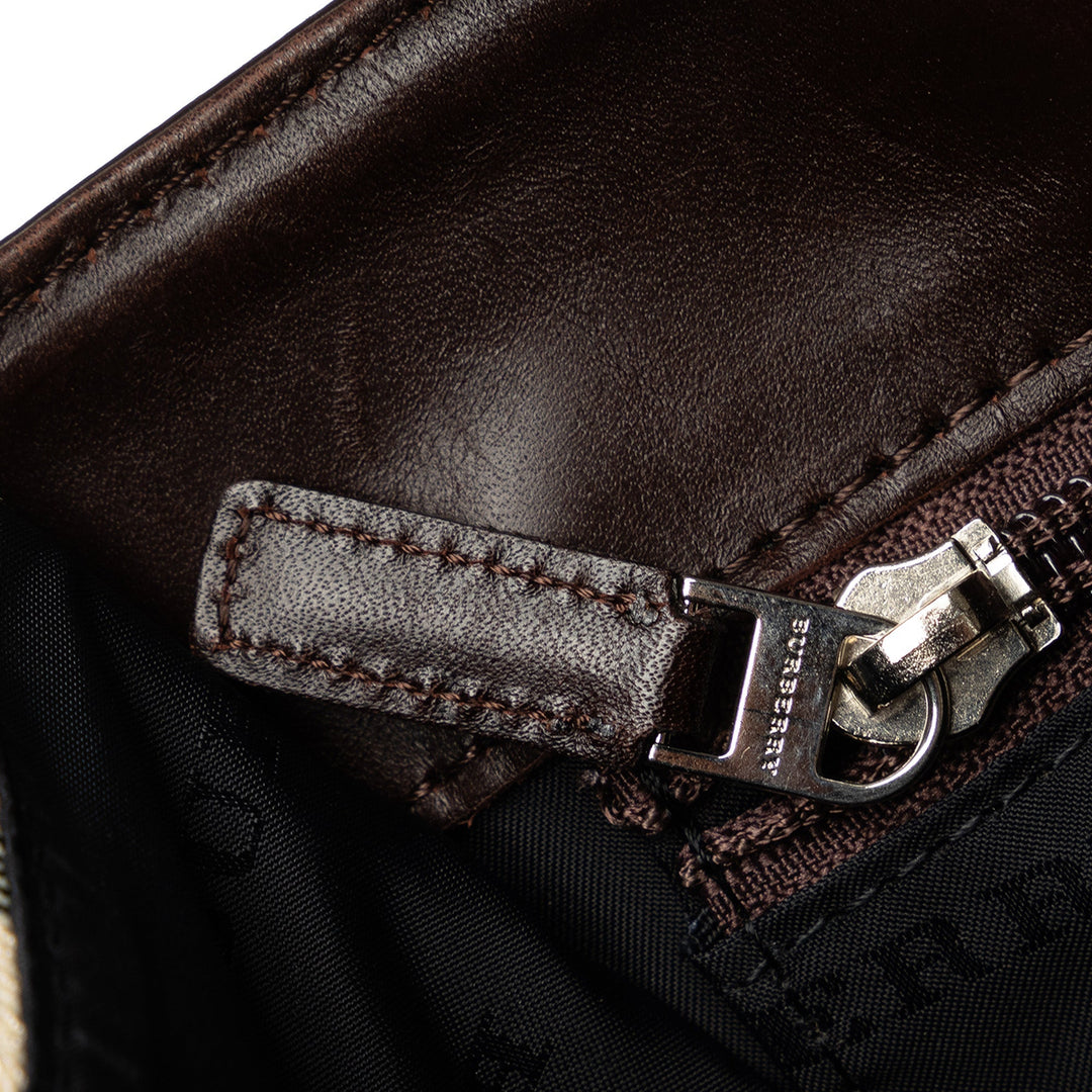 BURBERRY House Check Satchel