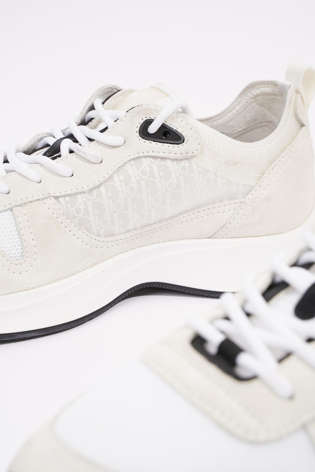 Christian Dior B25 White / Black Mesh EU 42.5 UK 8.5