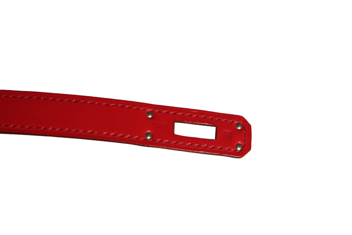 HERMES Kelly Cut Vermillon Red Clutch