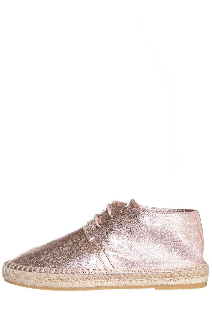 Robert Clergerie Metallic Leather Espadrille SZ 37