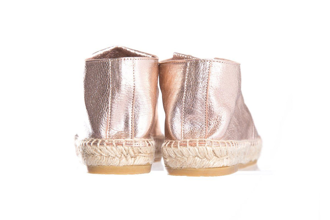 Robert Clergerie Metallic Leather Espadrille SZ 37