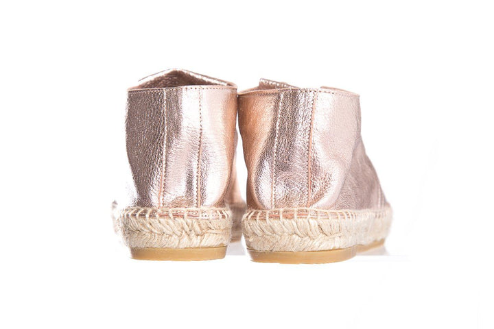 Robert Clergerie Metallic Leather Espadrille SZ 37