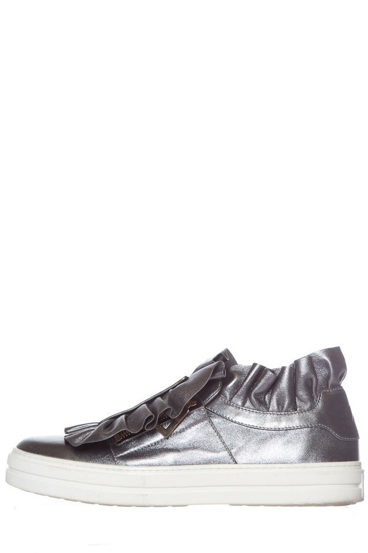 Roger Vivier Silver Sneaky Viv Sneakers SZ 39