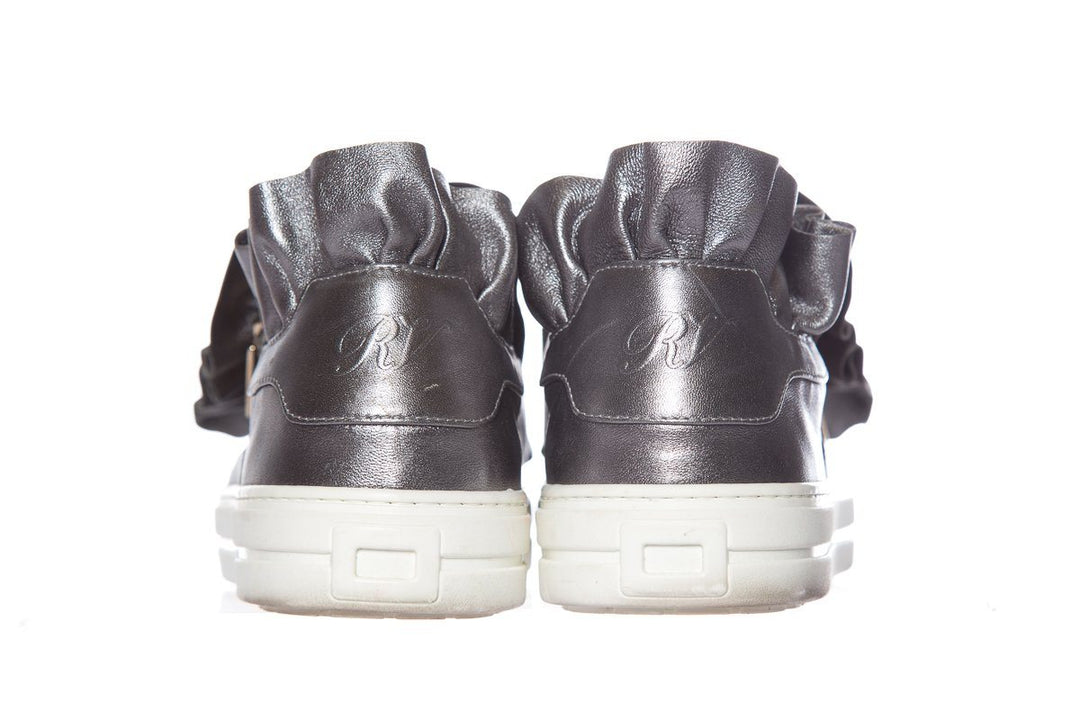 Roger Vivier Silver Sneaky Viv Sneakers SZ 39