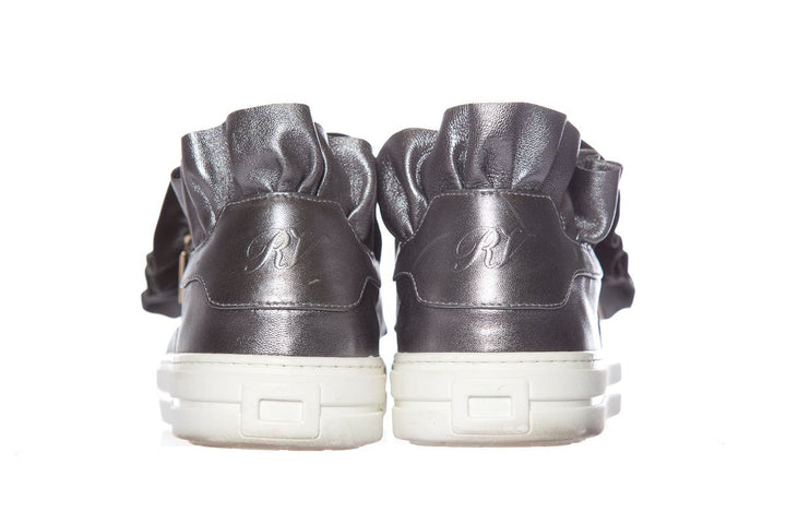 Roger Vivier Silver Sneaky Viv Sneakers SZ 39
