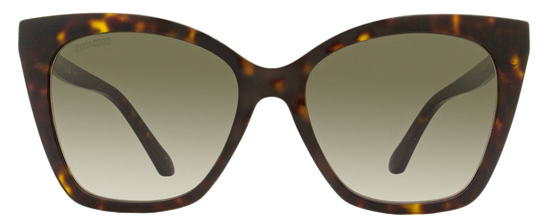 Jimmy Choo Cat Eye Sunglasses Rua /G 086HA Havana 56mm