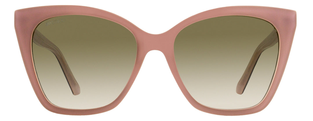 Jimmy Choo Cat Eye Sunglasses Rua /G Y9AHA Nude 56mm