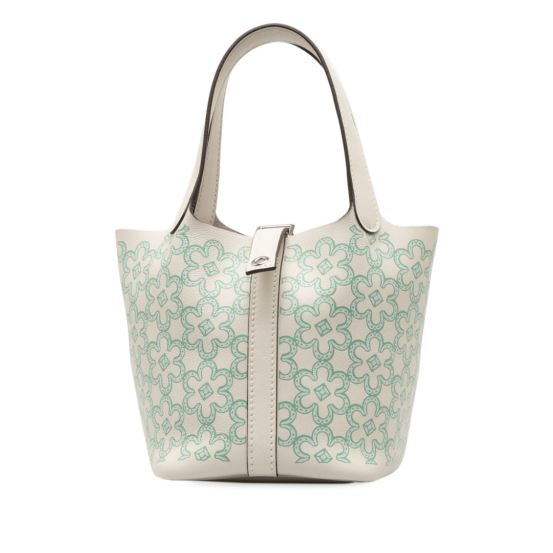 Hermes Swift Lucky Daisy Picotin Lock 14 Handbag