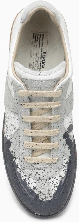 Paint Replica Leather Trainer