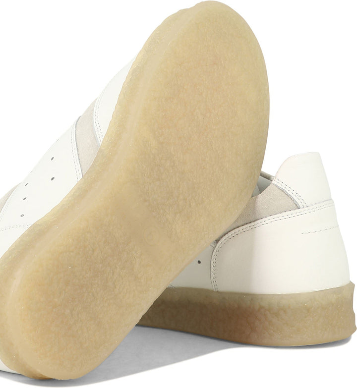 LEATHER AND SUEDE SNEAKERS