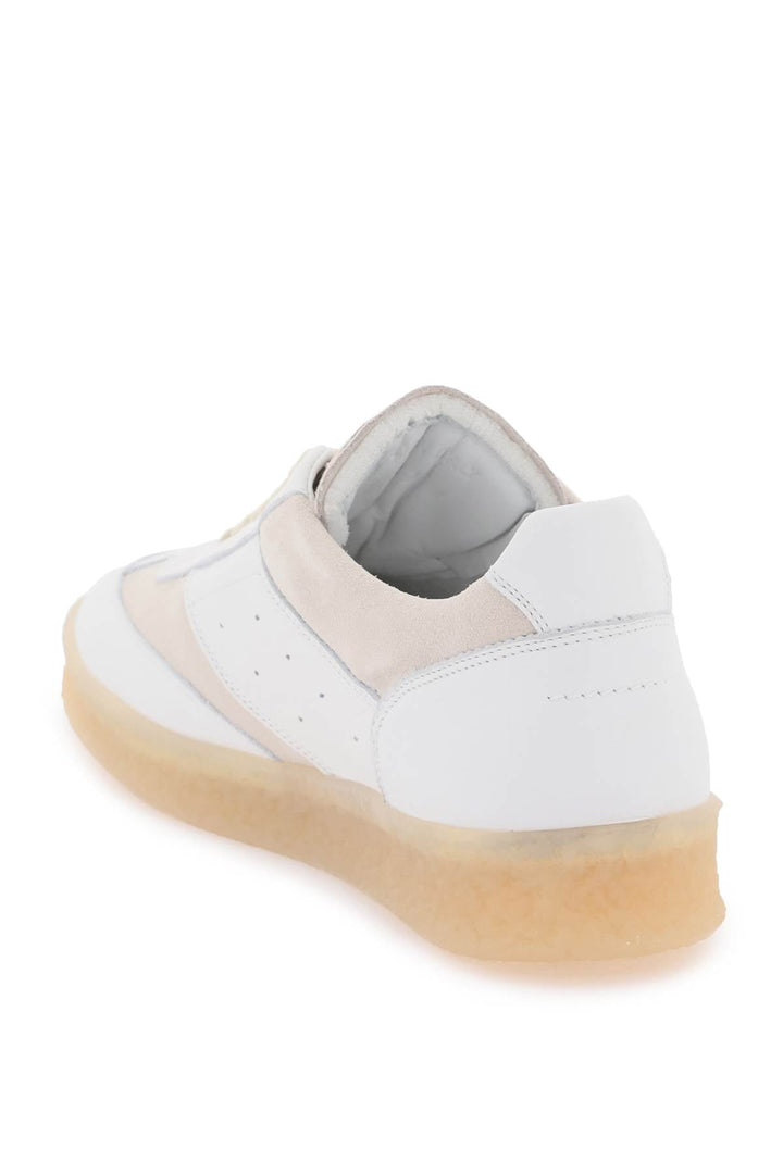 6 COURT LEATHER LOW-TOP SNEAKERS