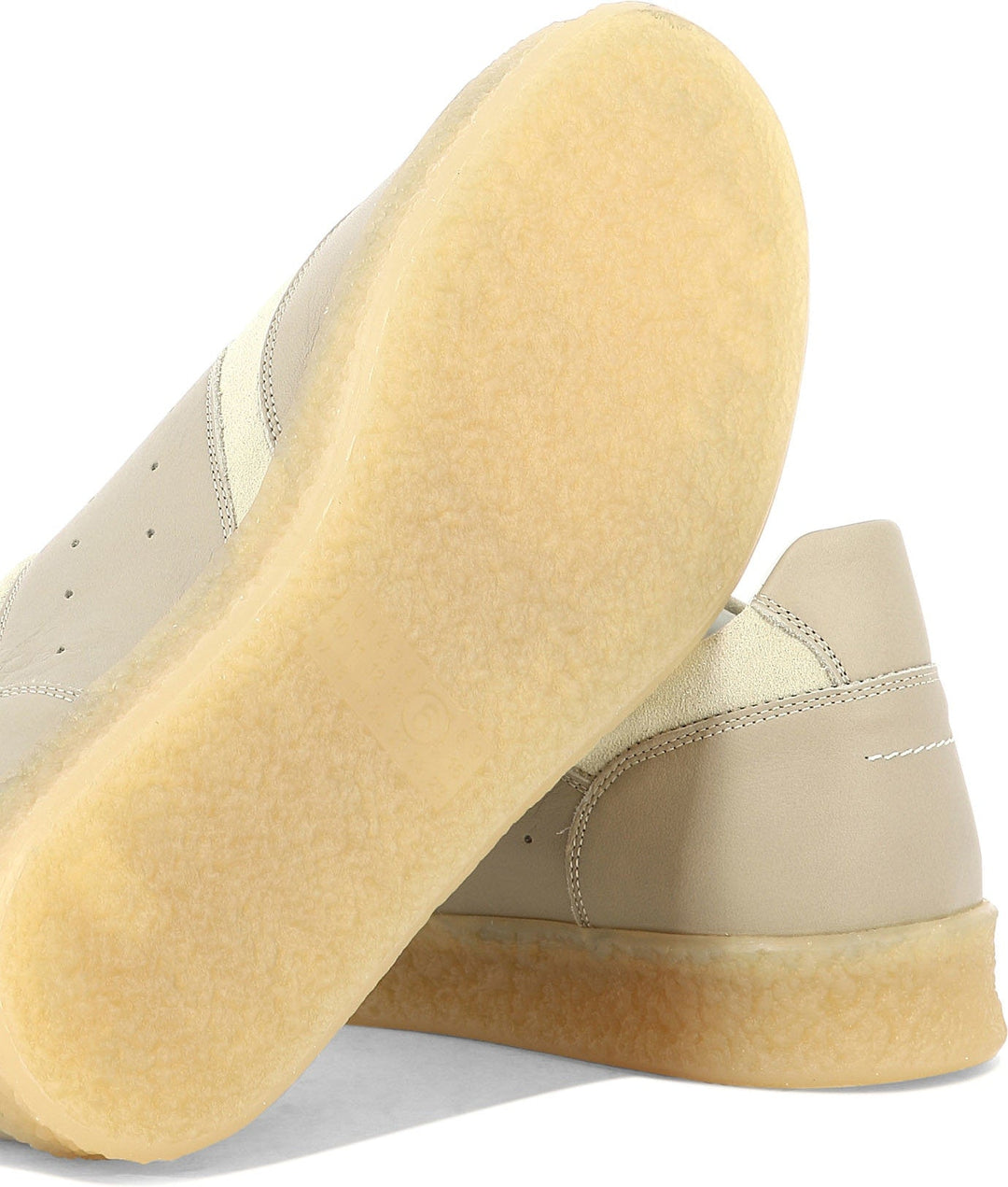 LEATHER AND SUEDE SNEAKERS