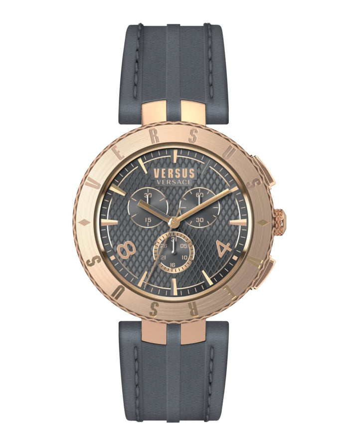 title:Logo Gent Cronograph Watch;color:Rosegold