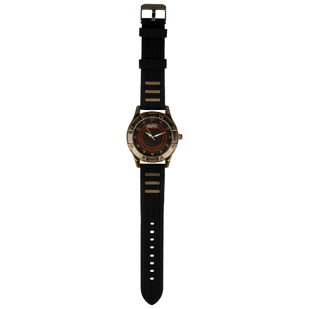 Marvel Logo Watch with Silicone Band