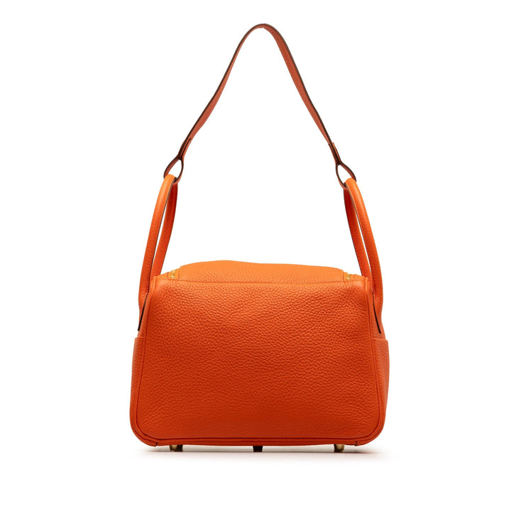 Top quality Hermes Clemence Lindy 26 Shoulder Bag