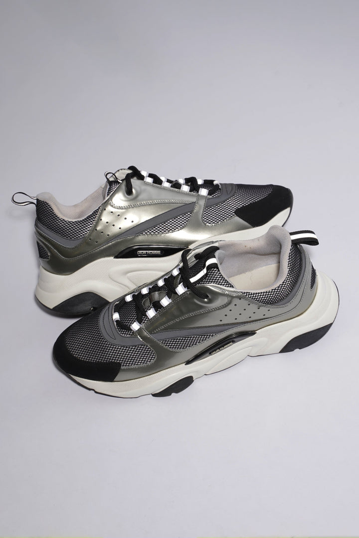 Christian Dior B22 Silver / Black / White Mesh EU 43 UK 9