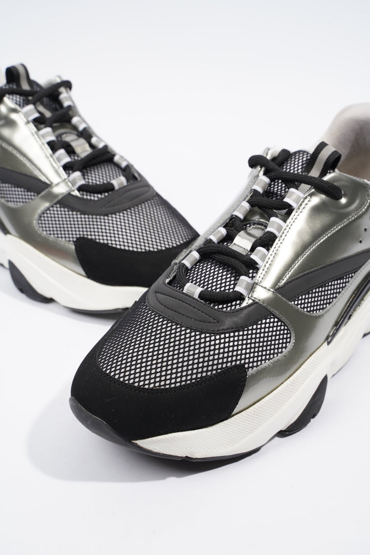 Christian Dior B22 Silver / Black / White Mesh EU 43 UK 9