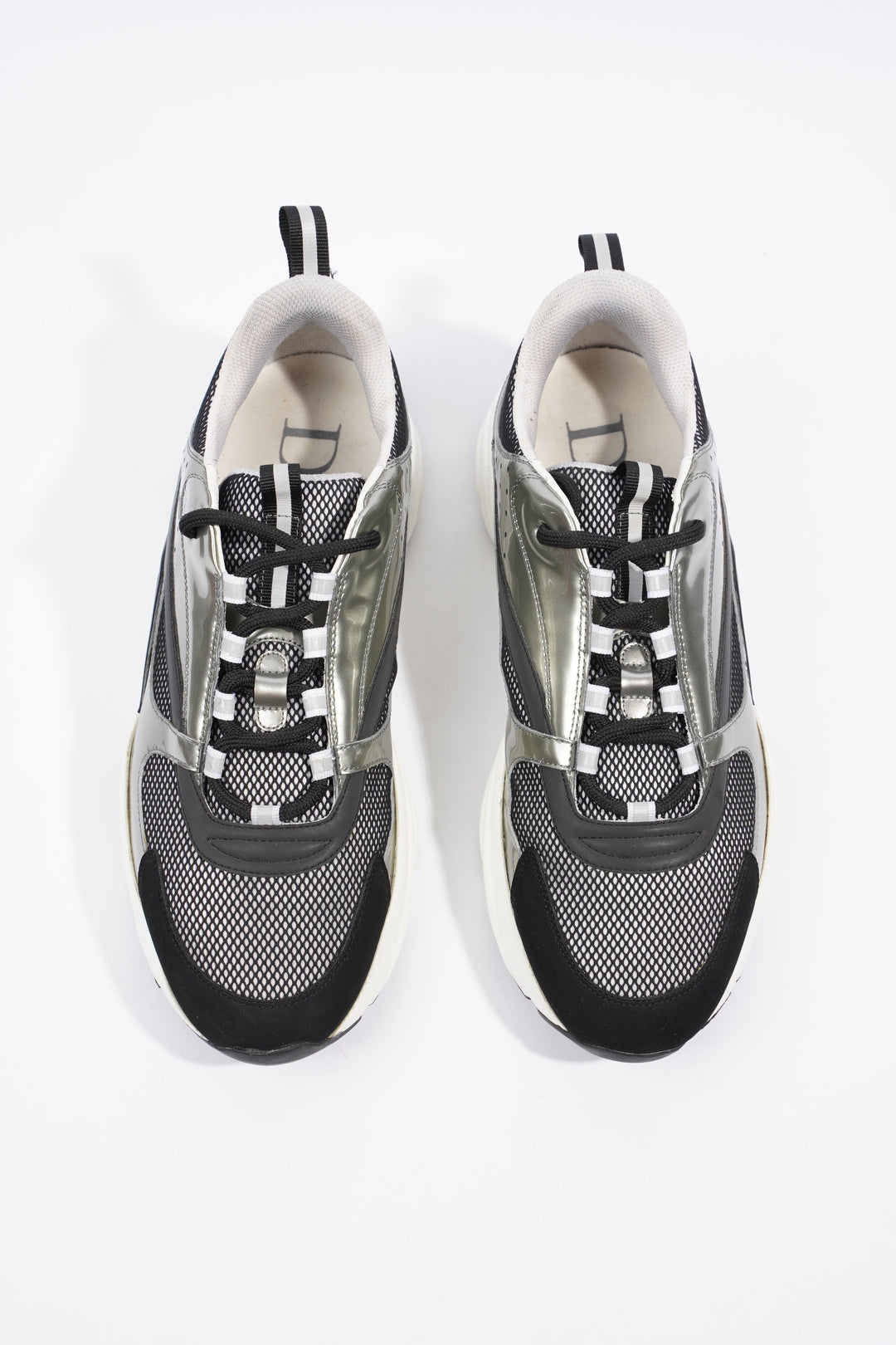 Christian Dior B22 Silver / Black / White Mesh EU 43 UK 9