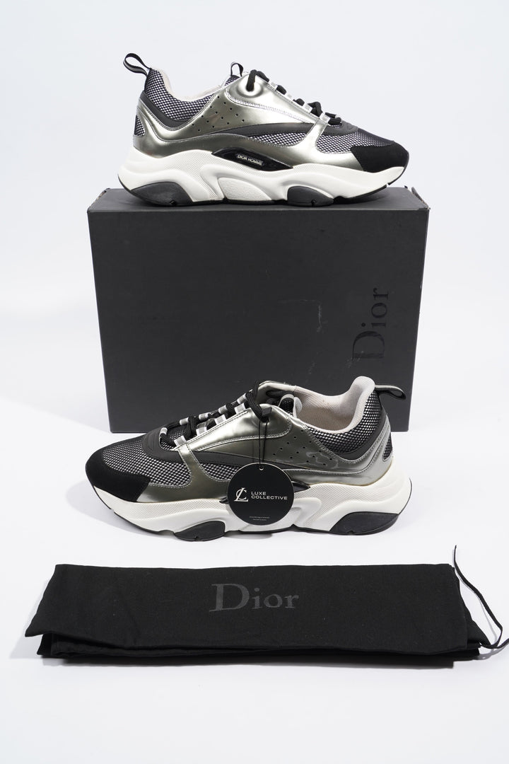 Christian Dior B22 Silver / Black / White Mesh EU 43 UK 9