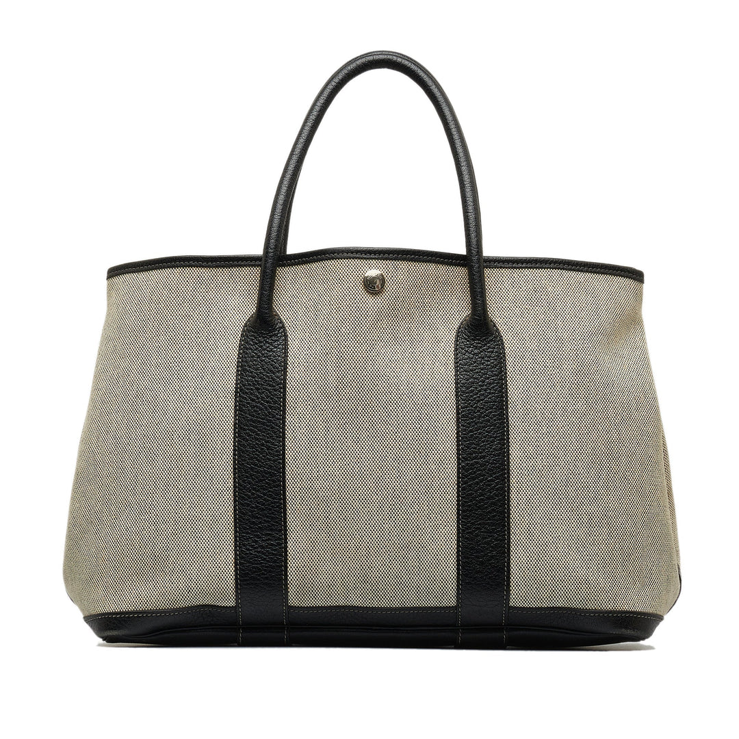 Brown Top quality Hermes Toile Garden Party 39 Tote Bag