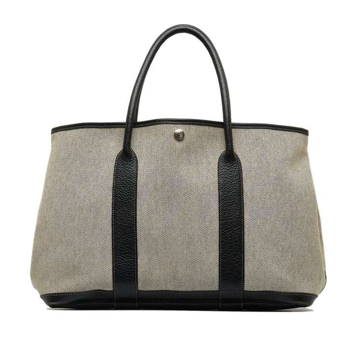 Brown Top quality Hermes Toile Garden Party 39 Tote Bag