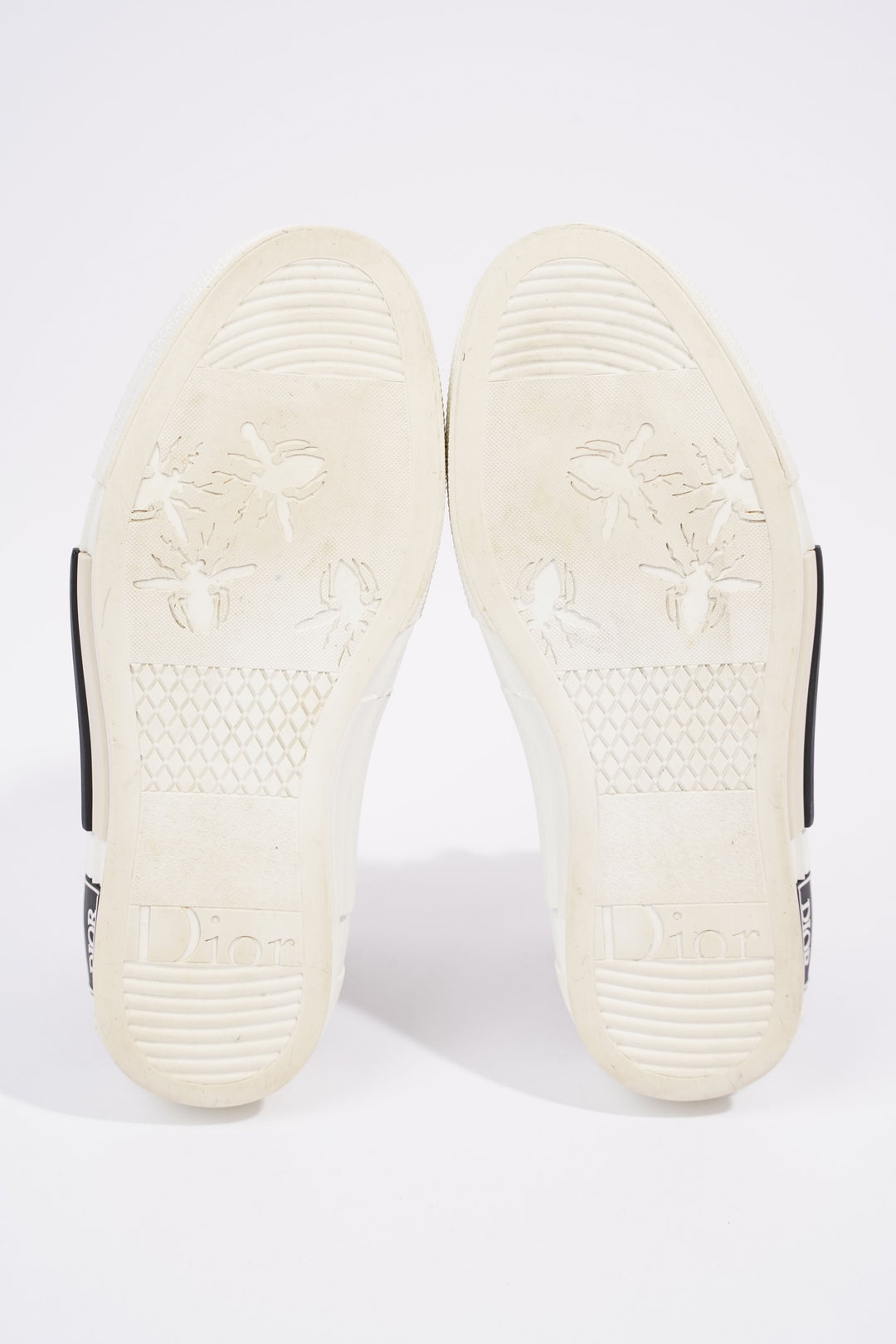 Christian Dior B23 Hightops White / Black Oblique Rubber EU 37 UK 4